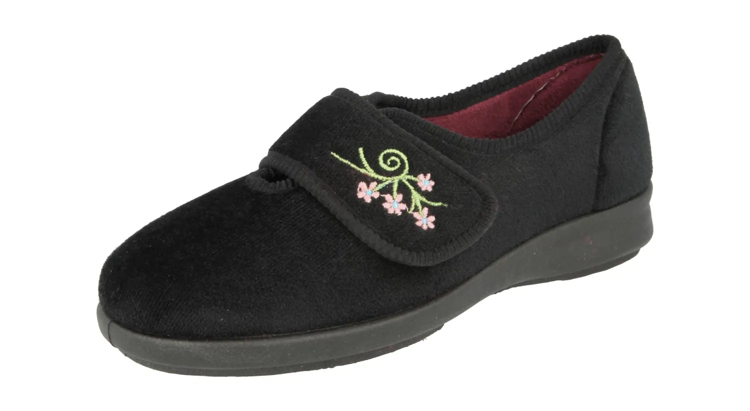 Womens Wide Fit Slippers - Caroline 2<DB Wider Fit Shoes Fashion