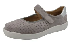 Womens Wide Fit Strap Flat Shoes  - Lynx<DB Wider Fit Shoes Fashion
