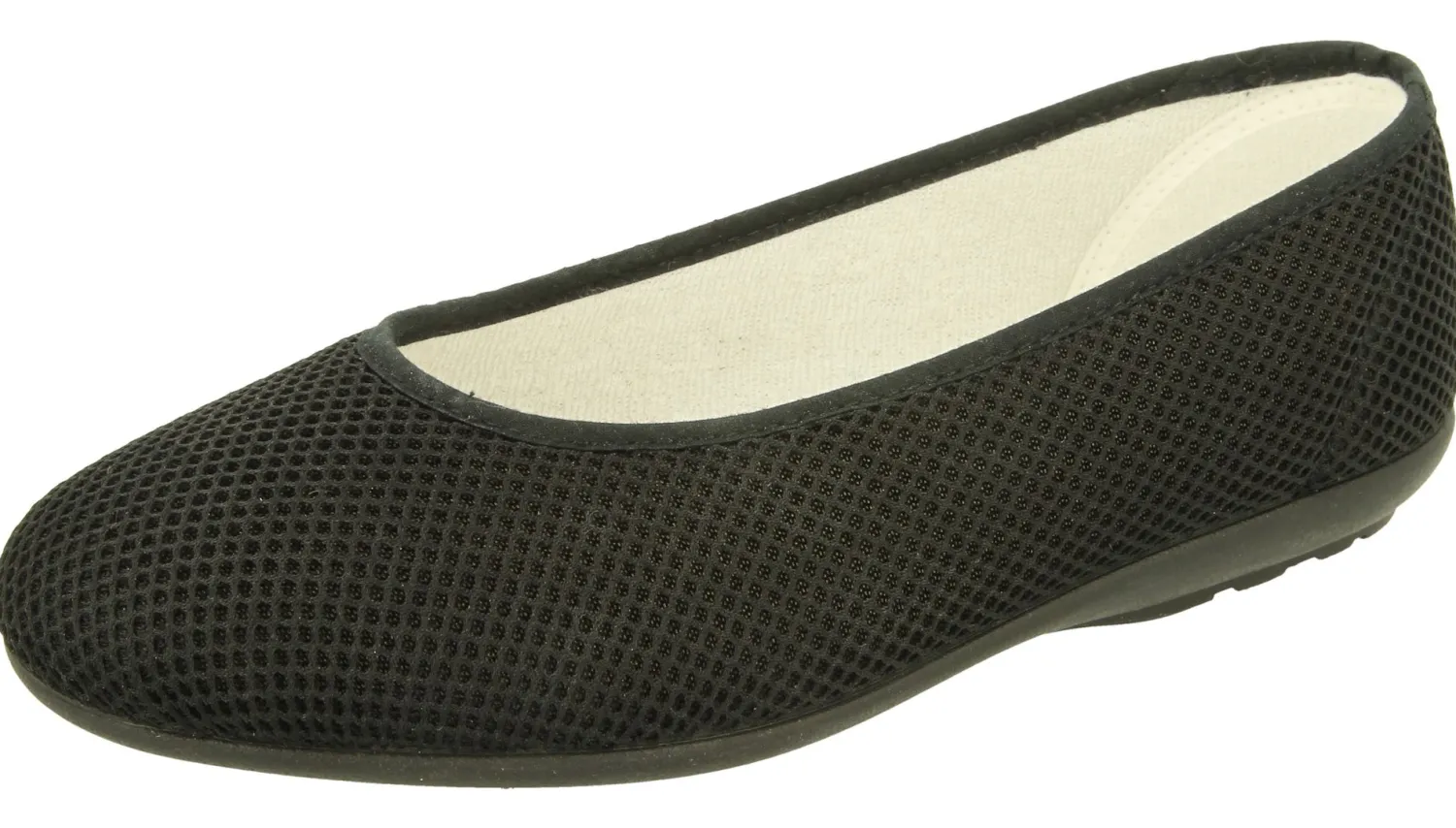 Womens Wide Fit Stretch Canvas Ballet Pumps - Melissa<DB Wider Fit Shoes Hot