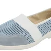 Womens Wide Fit Stretch Fabric Slip On Shoes - Frida<DB Wider Fit Shoes Outlet