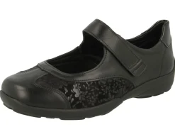 Womens Wide Fit Stretch Fabric Touch Strap Shoes - Winnipeg<DB Wider Fit Shoes Best