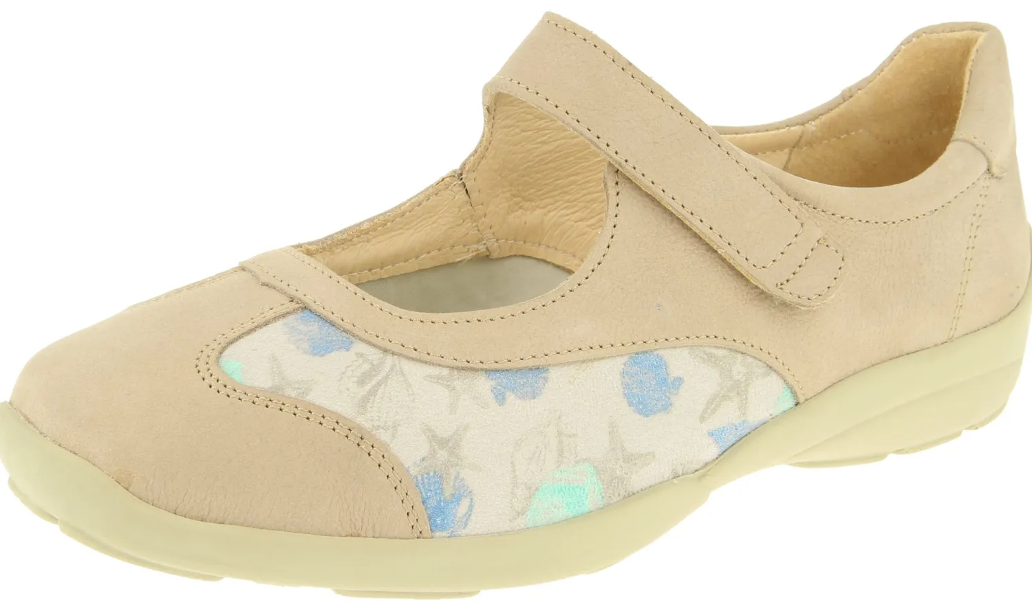Womens Wide Fit Stretch Fabric Touch Strap Shoes - Winnipeg<DB Wider Fit Shoes Best
