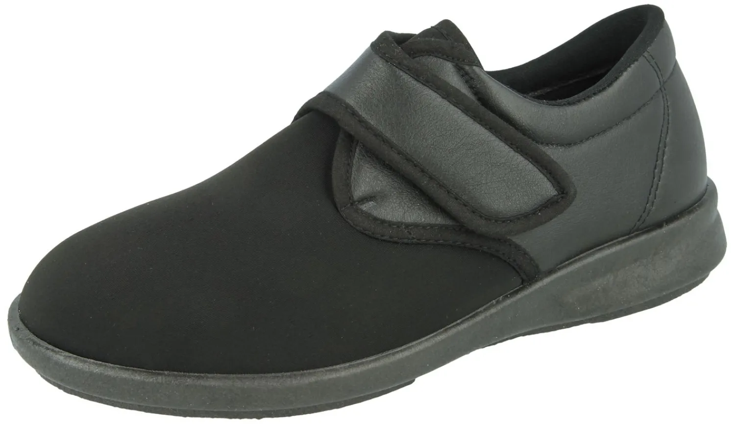 Womens Wide Fit Stretch Fabric House Shoes - Eliza<DB Wider Fit Shoes Discount