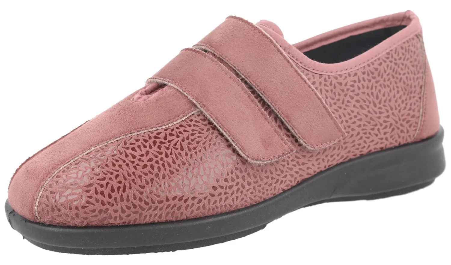 Womens Wide Fit Stretch House Shoe - Moon<DB Wider Fit Shoes Hot