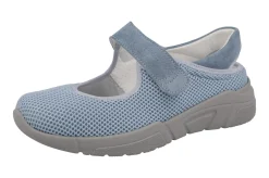 Womens Wide Fit Stretch Mary-Jane Casual Shoes - Panther<DB Wider Fit Shoes Fashion