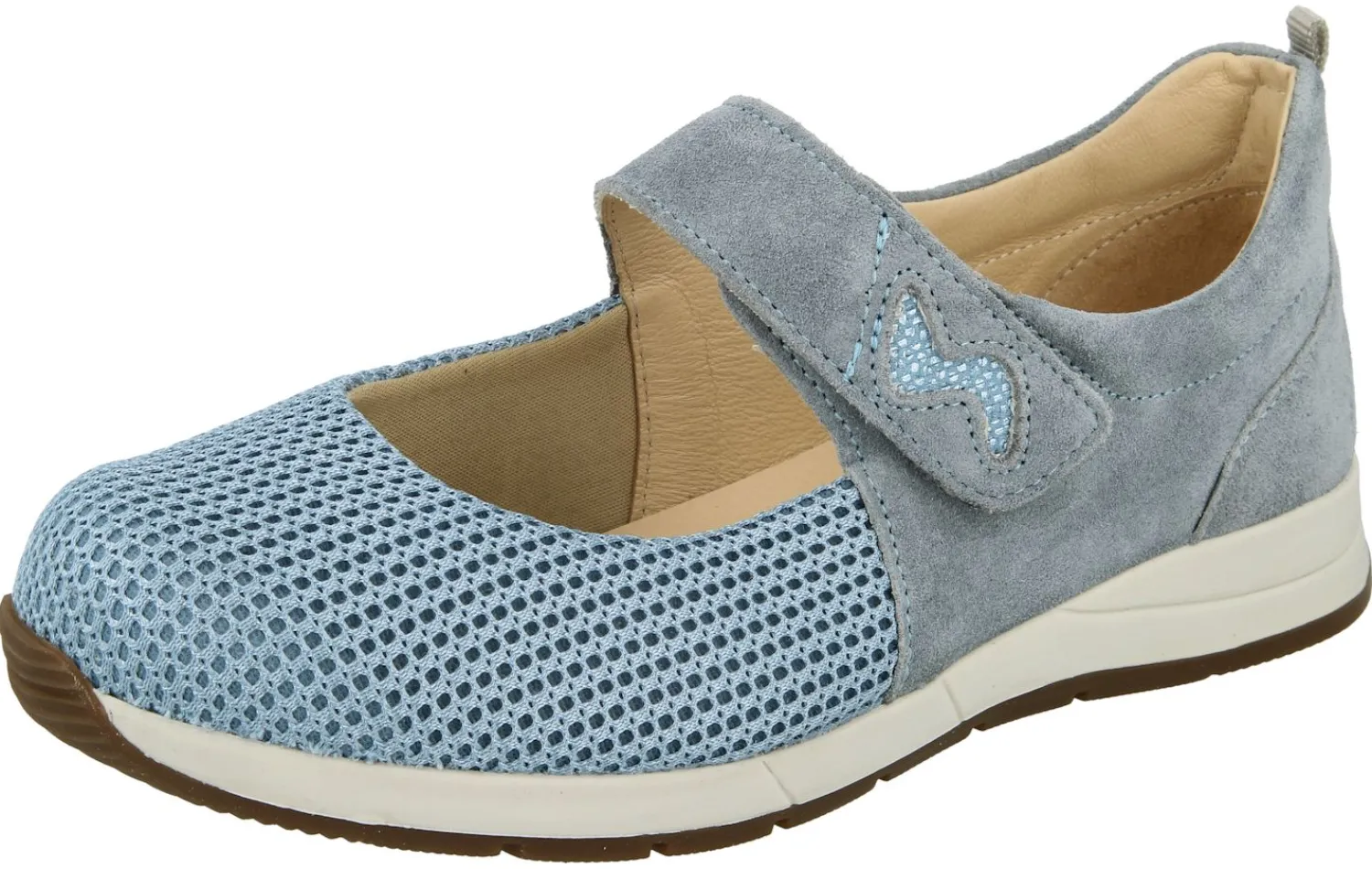 Womens Wide Fit Stretch Panel Casual Shoe - Hawaii<DB Wider Fit Shoes New