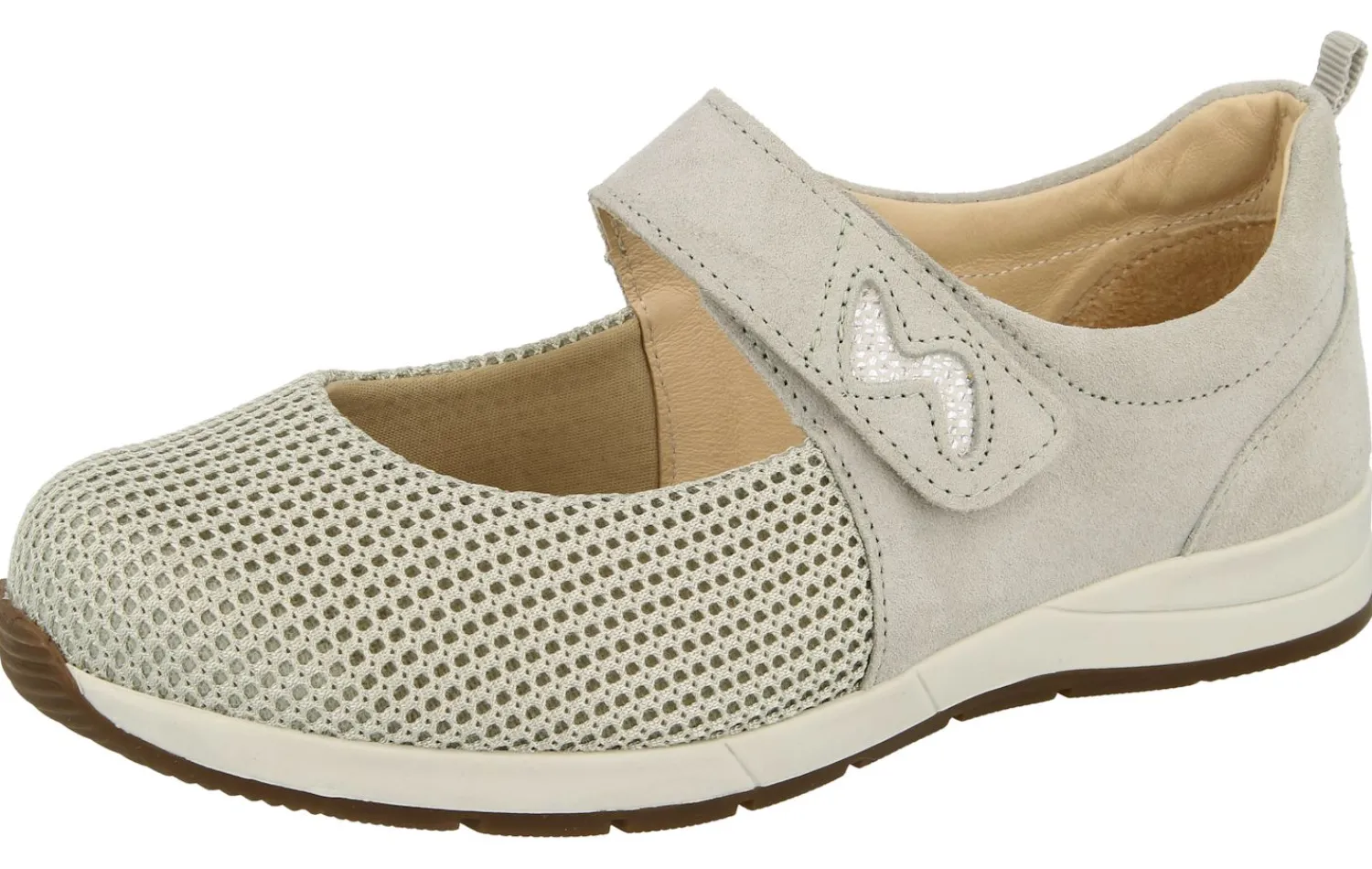 Womens Wide Fit Stretch Panel Casual Shoe - Hawaii<DB Wider Fit Shoes New