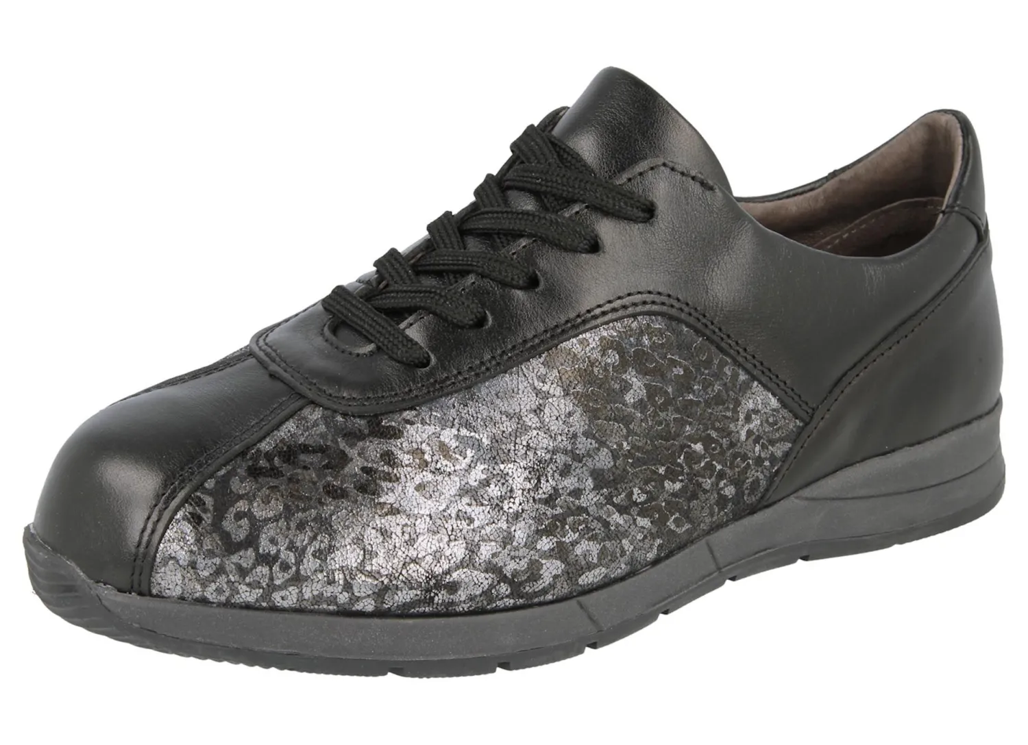 Womens Wide Fit Stretch Panel Trainer - Whitworth<DB Wider Fit Shoes Online