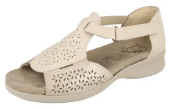Womens Wide Fit Stretch Panel Full Back Sandals - Halford<DB Wider Fit Shoes Outlet