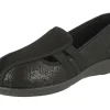 Womens Wide Fit Stretch Slip-On House Shoes - Peterborough<DB Wider Fit Shoes Fashion