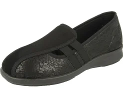 Womens Wide Fit Stretch Slip-On House Shoes - Peterborough<DB Wider Fit Shoes Fashion