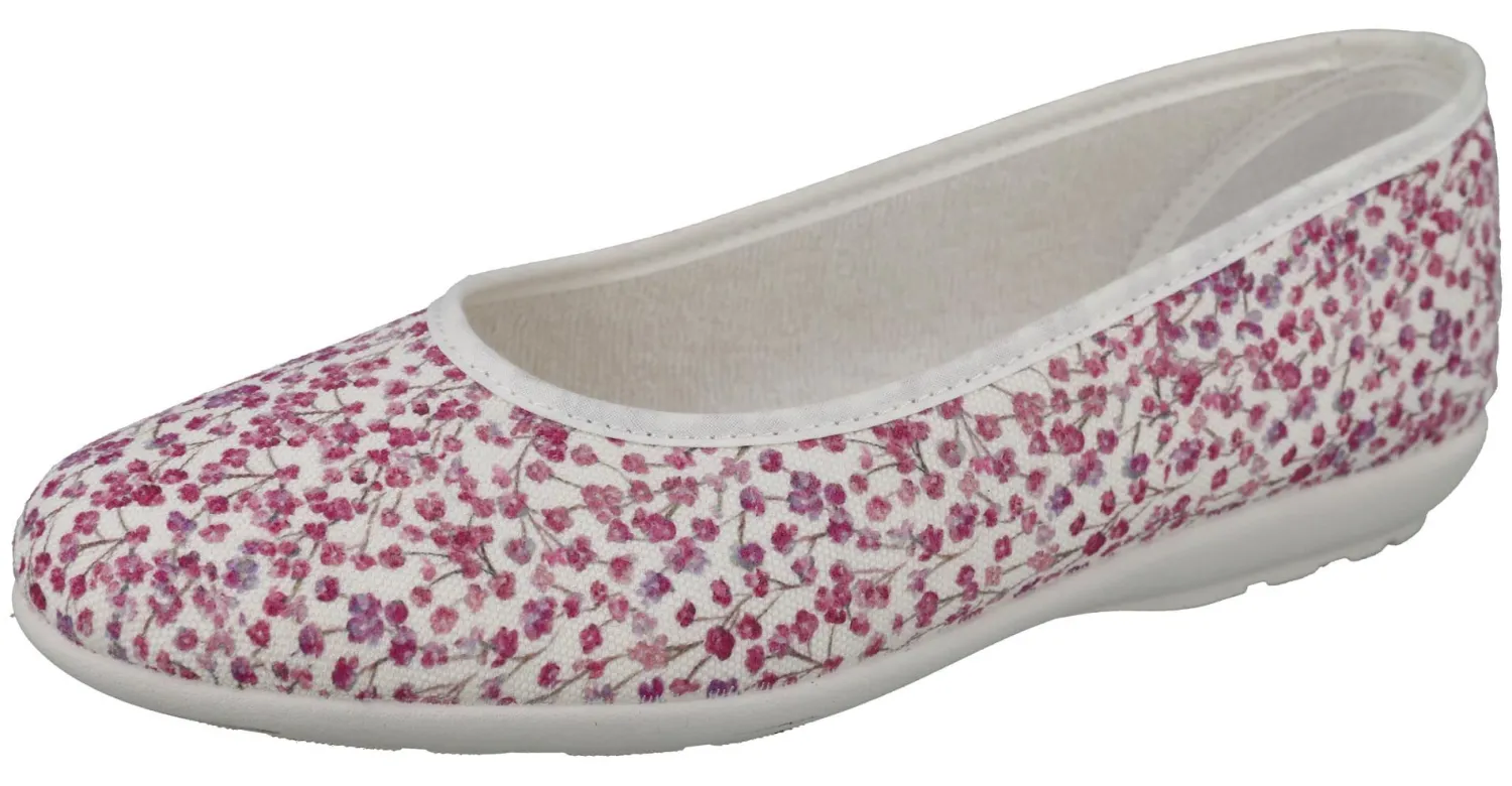 Womens Wide Fit Supportive Back Canvas Shoe - Joelle<DB Wider Fit Shoes Online