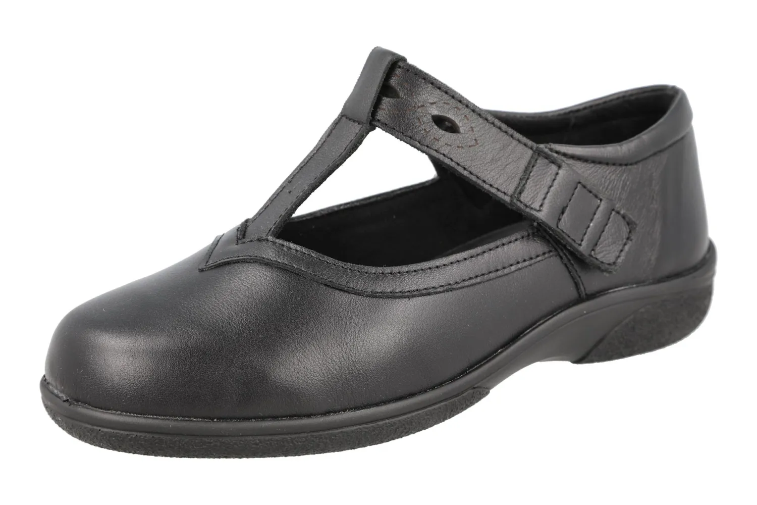 Womens Wide Fit T-Bar Shoes - Brookfield<DB Wider Fit Shoes Discount