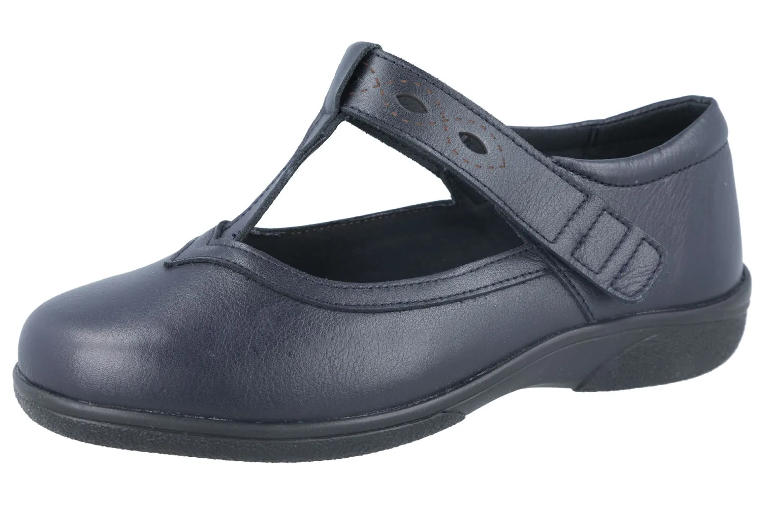 Womens Wide Fit T-Bar Shoes - Brookfield<DB Wider Fit Shoes Discount