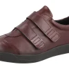 Womens Wide Fit Touch Fastening Trainers - Grasshopper<DB Wider Fit Shoes New
