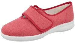 Womens Wide Fit Touch Fasten Canvas Shoe - Paddle<DB Wider Fit Shoes New