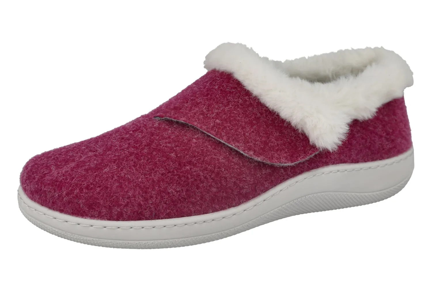 Womens Wide Fit Touch Fastening Slippers - Talala<DB Wider Fit Shoes New