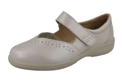 Womens Wide Fit  Touch Fastening Mary-Jane Shoes - Monkey<DB Wider Fit Shoes Sale