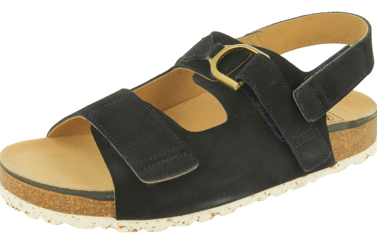 Womens Wide Fit Touch Fastening Adjustable Strap Sandals - Stacey<DB Wider Fit Shoes Fashion