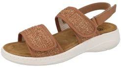 Womens Wide Fit Touch Fasten Flat Sandal - Wallis<DB Wider Fit Shoes Hot
