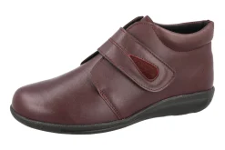 Womens Wide Fit Touch Fastening Boots - Ferry<DB Wider Fit Shoes Discount