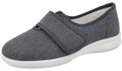 Womens Wide Fit Touch Fasten Canvas Shoe - Paddle<DB Wider Fit Shoes New