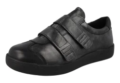 Womens Wide Fit Touch Fastening Trainers - Grasshopper<DB Wider Fit Shoes New