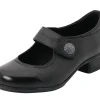 Womens Wide Fit Touch Strap Mid Heel Shoes - Harriette<DB Wider Fit Shoes Outlet