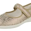 Womens Wide Fit Touch Strap Stretch Canvas Shoes - Auckland<DB Wider Fit Shoes Online
