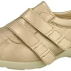 Womens Wide Fit Touch Strap Easy Access Flat Shoes - Bullfinch<DB Wider Fit Shoes Discount