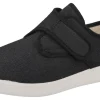 Womens Wide Fit Touch Strap Canvas Shoe - Casey<DB Wider Fit Shoes Fashion
