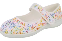 Womens Wide Fit Touch Strap Canvas Shoes - Abstract<DB Wider Fit Shoes Sale