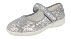 Womens Wide Fit Touch Strap Stretch Canvas Shoes - Auckland<DB Wider Fit Shoes Online
