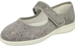 Womens Wide Fit Touch Strap Stretch Canvas Shoes - Bombay<DB Wider Fit Shoes Best