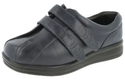 Womens Wide Fit Touch Strap Easy Access Flat Shoes - Serena<DB Wider Fit Shoes Sale