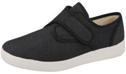 Womens Wide Fit Touch Strap Canvas Shoe - Casey<DB Wider Fit Shoes Fashion
