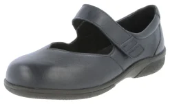 Womens Wide Fit Touch Strap Flat Shoes - Gull<DB Wider Fit Shoes Online