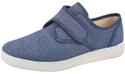 Womens Wide Fit Touch Strap Canvas Shoe - Casey<DB Wider Fit Shoes Fashion