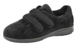 Womens Wide Fit Twin Strap Easy Entry House Shoes - Fork<DB Wider Fit Shoes Sale