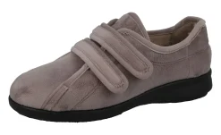 Womens Wide Fit Twin Strap Easy Entry House Shoes - Fork<DB Wider Fit Shoes Sale