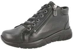 Womens Wide Fit Twin Zip Easy Access Lace Boots - Harbour<DB Wider Fit Shoes Hot