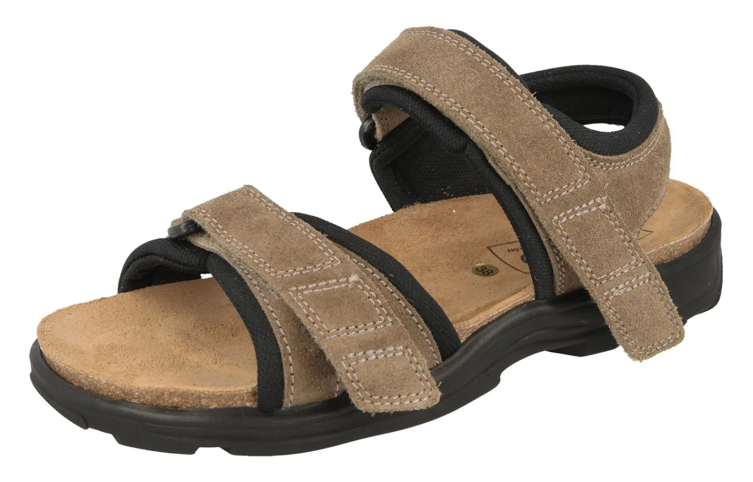 Womens Wide Fit Walking Sandals - Peel<DB Wider Fit Shoes Discount