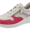 Womens Wide Fit Wedge Heel Easy Access Trainers - Bat<DB Wider Fit Shoes Fashion