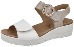 Womens Wide Fit Wedge Heel Sandal - Lily<DB Wider Fit Shoes Sale