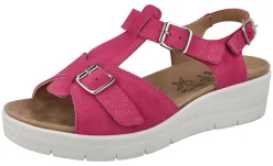 Womens Wide Fit Wedge Heel Sandal - Francesca<DB Wider Fit Shoes Fashion