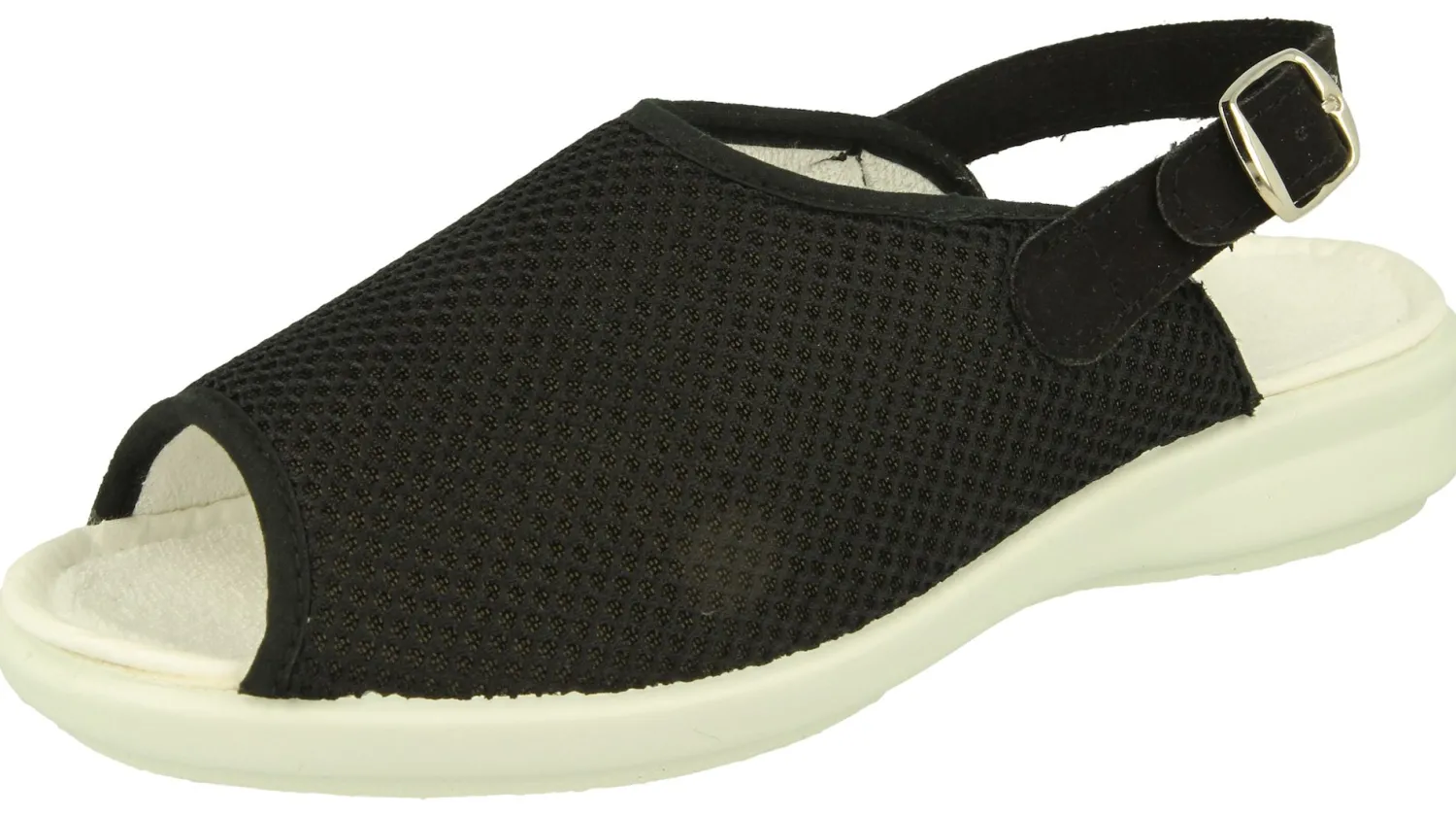 Womens Wide Fit Wedge Sandals - Grouse<DB Wider Fit Shoes Hot