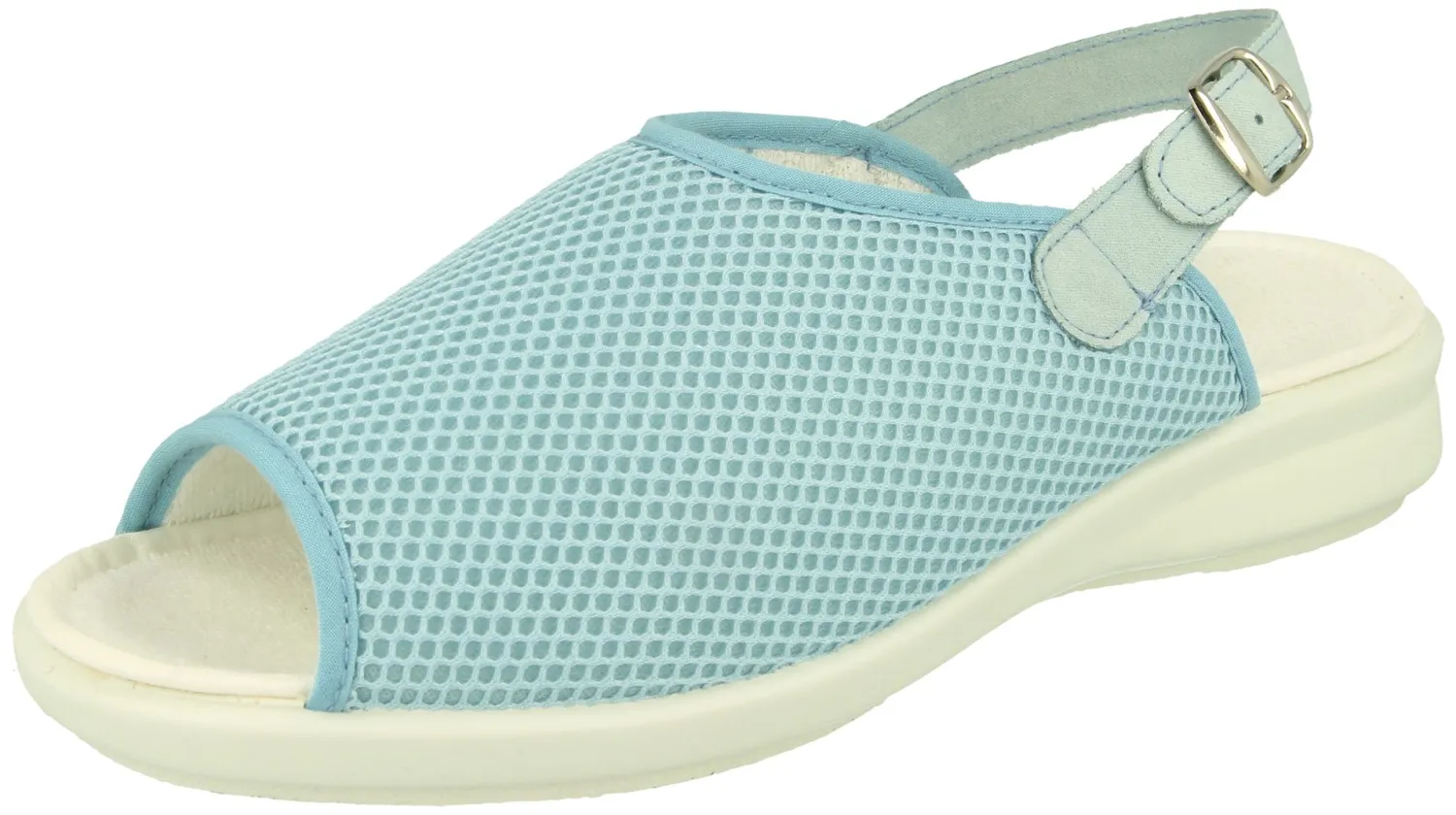 Womens Wide Fit Wedge Sandals - Grouse<DB Wider Fit Shoes Hot