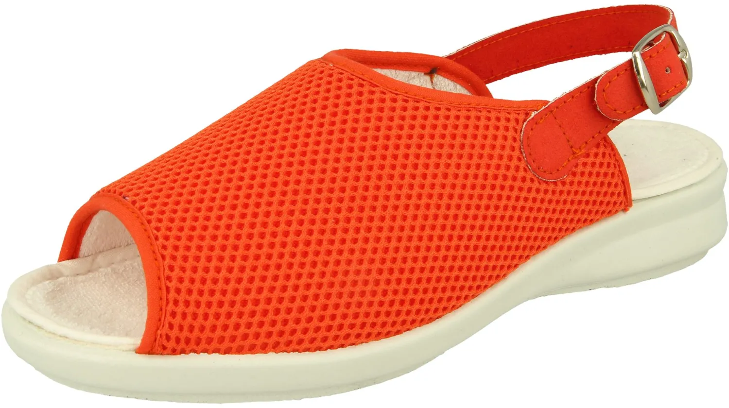 Womens Wide Fit Wedge Sandals - Grouse<DB Wider Fit Shoes Hot