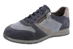 Womens Wide Fit Zip Entry Lace Trainers - Kingfisher<DB Wider Fit Shoes Online