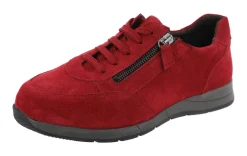 Womens Wide Fit Zip Entry Lace Trainers - Harrier<DB Wider Fit Shoes Sale